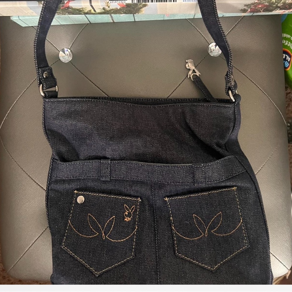 denim vintage playboy bag
